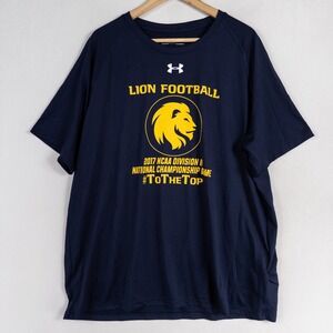Under Armour T-Shirt Mens 2XL Texas A&M Lion Football HeatGear NCAA Championship